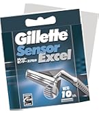Amazon.co.jp: Gillette ジレット センサーエクセル 単品 替刃10個 髭